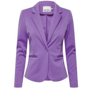 ICHI Kate Unstructured Blazer Lavender Lilac Size Women’s XS
